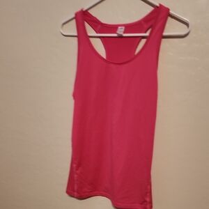 Vibrant Pink Racerback Tank Top